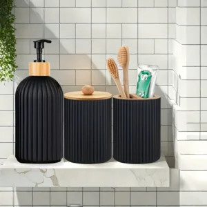 Refillable Bathroom Dispenser Set
