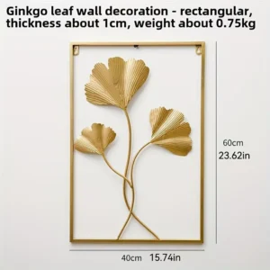 Stainless Steel Metal Leaf Wall Art