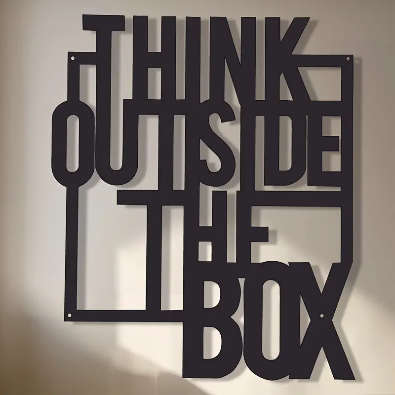 GeoMetal Abstract Wall Sculpture (Iron Art 36" x 24")