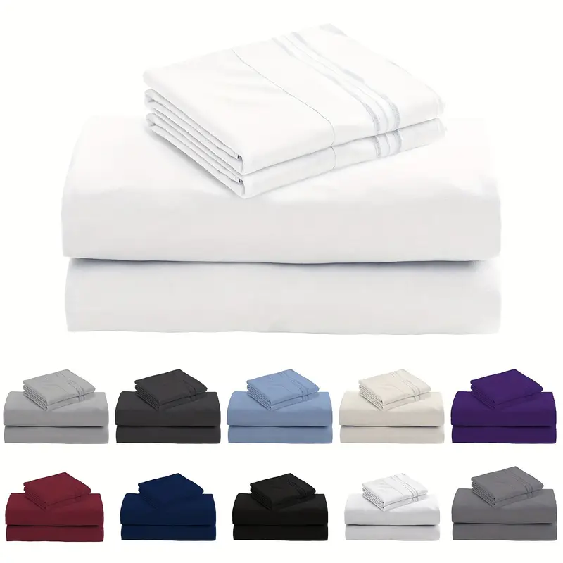 Harmony Bamboo Fitted Sheet Set (King 4-Piece)