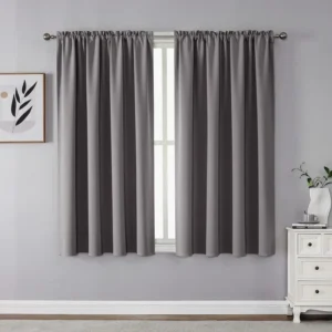 LumiSheer Sheer Voile Curtains (3 Panels 50″x84″)