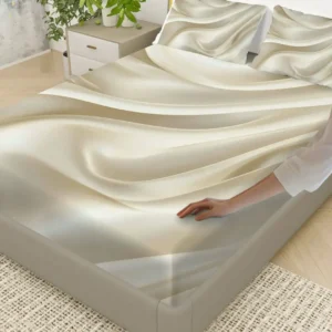 Silk Blend Bedsheet Full (4 pc)