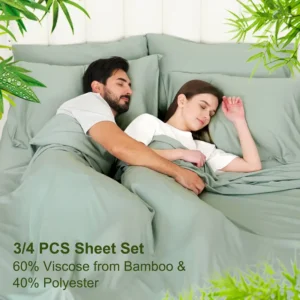 Bamboo Cooling Bedsheet Set Full (4 pc)