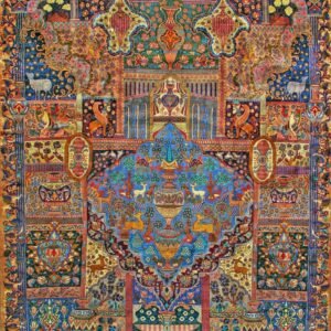 Vintage Pattern Persian Carpet 3×5 ft