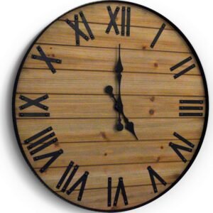 Bamboo Wall Clock
