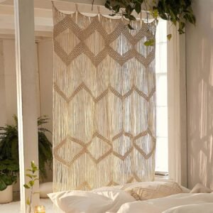 Macrame Curtain Divider