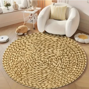 Round Jute Rug 5 ft Diameter