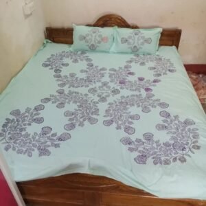 Damask Pattern Bedsheet Queen (4 pc)