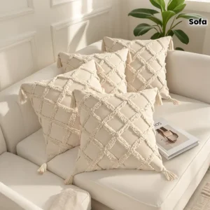 Solid Silk Pillow Covers (4 pc)