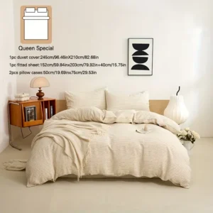 Linen Bedsheet Set Queen (4 pc)