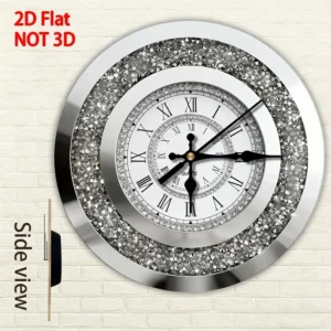 Crystal Wall Clock