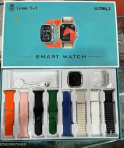 Crown 9+1 smartwatch – 8 strap smart watch