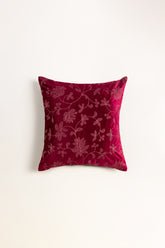 VEC-011 Pink Velvet
                    Embroidered Cushion Cover