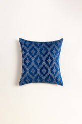 VEC-019 Blue Velvet
                    Embroidered Cushion Cover
