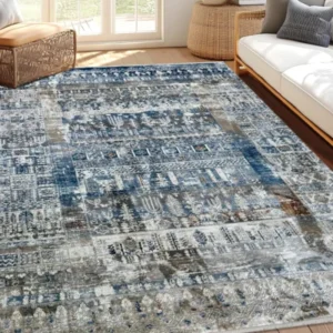 Alpine BlueCreamGrey Rug