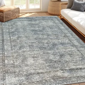 Alpine DBlueFdy CreamFdy Rug