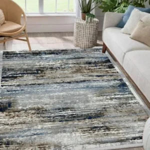 Alpine GreyBlueBeigeCream Rug