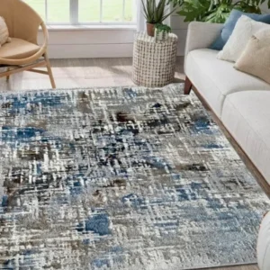 Alpine LBlueBeigeFdy Rug