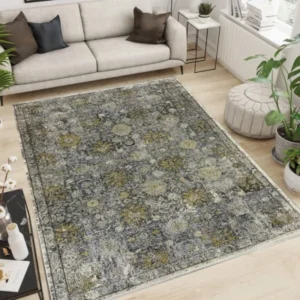 Brooklyn HB.D.Grey & Brown L.Beige Rug