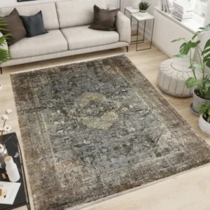 Brooklyn HB.Grey & Brown LBrown Rug
