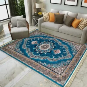 Farsh-e-Feroza Blue Rug
