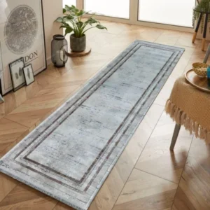 Festival Hali Bianca WhiteGreyRust Runner