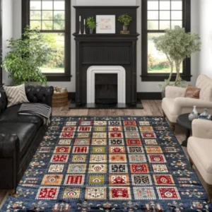 Garnet Navy Rug
