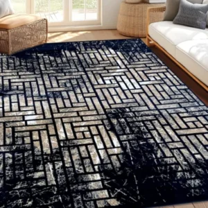 Ideal Eagle NavyBeige Rug