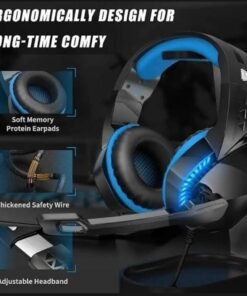 Gaming Headset for PS4 PS5 Xbox One over
