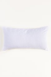 White T-150 Seersucker Deck
                    cushion cover