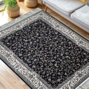 Yaldaye Kavir NavyWhite Rug