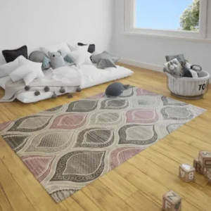 Yasin Kaplan OffWhitePink Rug