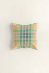 Checks Woven Cushion Cover