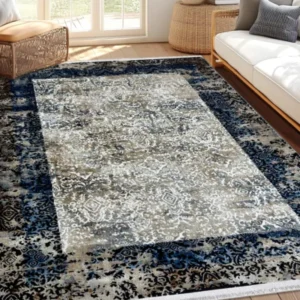 Alpine DGreyBlueCream Rug