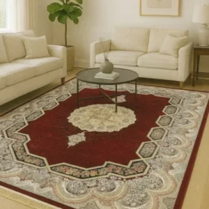 Behesht Maroon Rug