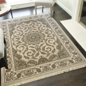 Farsh Pamchal Carpets CreamWhite Rug