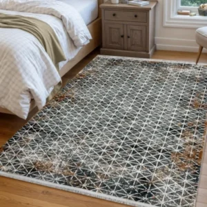 Festival Hali Bianca GreyRust Rug