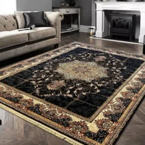 Marsh Nab Carpets Navy Rug
