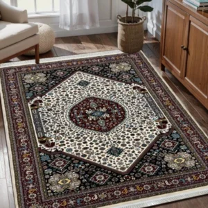 Pamchal Carpets Giti Collection OffWhite Design Rug