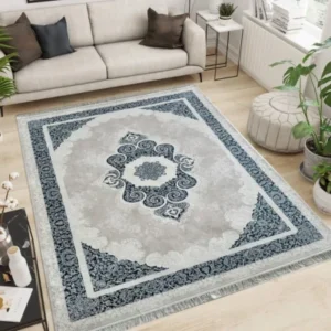 Pierre Cardin Woven Modern CreamGreen Rug