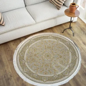 Salima Collection GreyGoldDesign Circle Rug