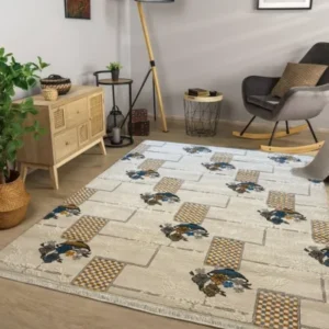 Sarvestan OffWhiteYellow Rug