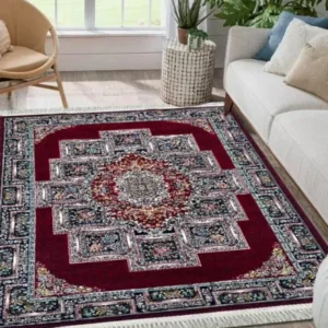 Sarvestan Red Design Rug